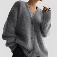 Lavena - Bequemer und wärmender Pullover – Dunkelgrau