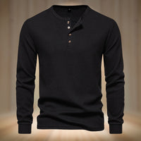 THEOBOLD - ENGANLIEGENDES LANGARMSHIRT – Schwarz