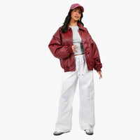 Oversized Jacke für Damen – Rot