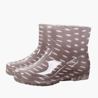 Damen Stiefeletten mit bedrucktem Schaft – Grau