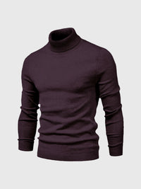 Rollkragen Pullover Herren Baumwolle | Elegant & Bequem – Braun
