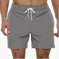 Modische Schwimmshorts - für Herren mit bequemer Passform – Grau