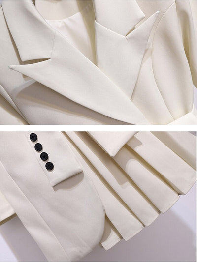 Poithirae | Klassisches schwarzes Blazerkleid