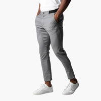Chinohose für Herren - Sommerliche Stretch Chino für Alltag – Grau