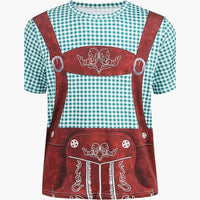 Bedrucktes Oktoberfest Hemd für Unisex - Oktoberfest 2025 – Grün