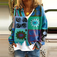 Nydia - Komfortabler und warmer Pullover – Grün