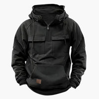 Julian | Premium Taktische Hoodie – Schwarz