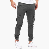 Niklas | Bequeme Cargohose – Grau
