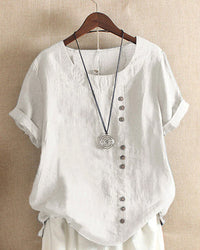 Xena | Sommer Oversize-T-Shirt – Weiß