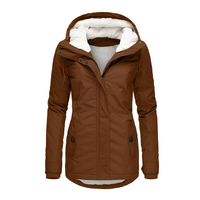 Hilary - Schicke und bequeme Kapuzenjacke – Braun