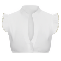 Sharla - Elegante Bluse für das Oktoberfest – Beige