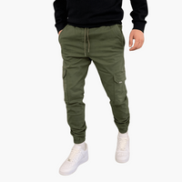 Adrian | Cargo-Jogginghose – Oliv