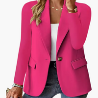 Klassischer Blazer - Damenmode für Büro und City-Looks – Rosa