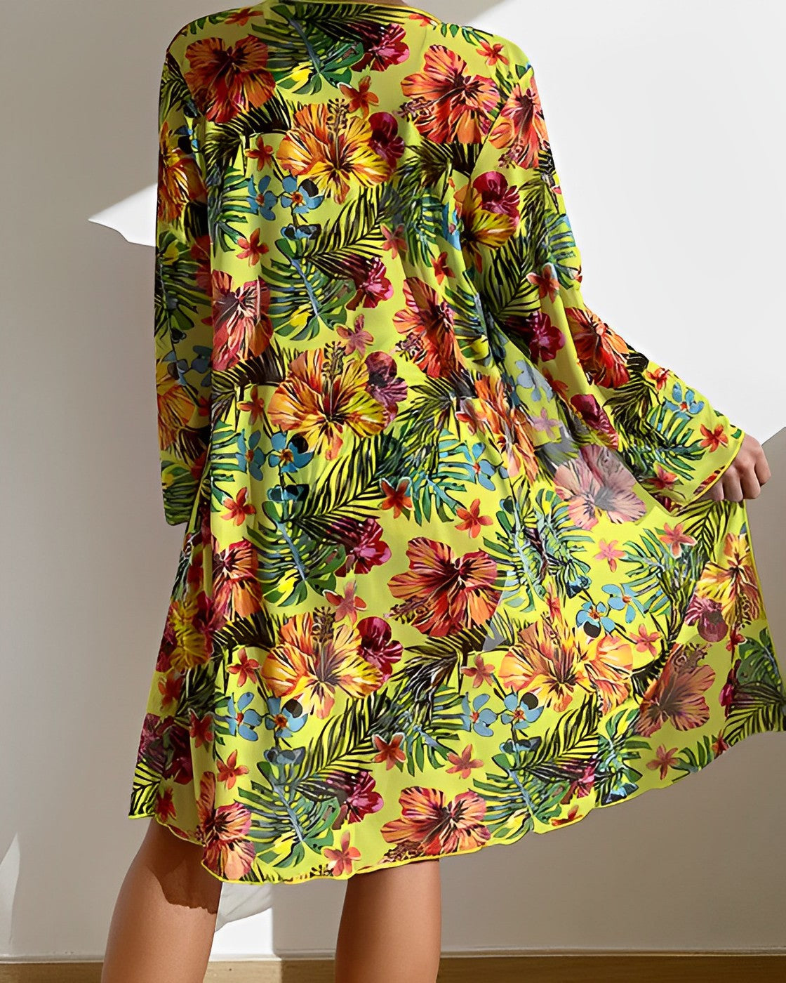 Bikini für Damen - Sommerlicher Bikini mit passendem Shirt für den Strand