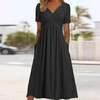 Rosella - Elegantes und Figurbetontes Kleid – Schwarz