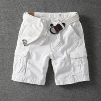 Lorthan - atmungsaktive Cargoshorts – Weiß