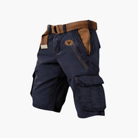 Langarm-Cargohemd mit Taschen für Herren – Marine