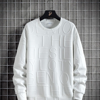 Herren-Rundhals-Pullover -MATIS – Weiß
