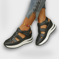 Anita™ | Ergonomische Komfort-Sandalen – Schwarz