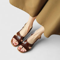 Mila | Damen Sandalen für leichte Sommerlooks – Braun