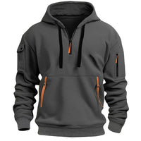 Shalev - Stylischer Langarm Kapuzenpullover | 1+1 Gratis – Dunkelgrau