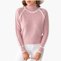 Julia | Kuscheliger Turtleneck-Pullover für Damen – Rosa