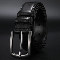 Felix | Ashford Ledergürtel Gunmetal Herrenmode Look – Schwarz