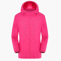 Trenchcoat mit Kapuze für Unisex – Rosa