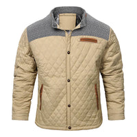 Malek -  Colorblock-Jacke | Setze ein Statement – Beige
