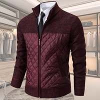 Leandro™ – Elegante Wolljacke für Herren – Bordeauxrot