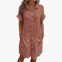 Johanna | Polokleid – Rot