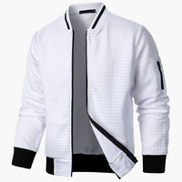 Wärmende Jacke für Herren - stylisch, bequem und modern – Weiß