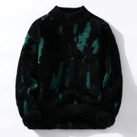 Vince | Abstract Print Pullover – Schwarz