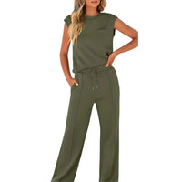 Soraya | Lässiges Sommer Set weich und modern – Oliv