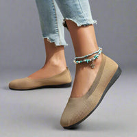 Sibylle | Elegante und Bequeme Schuhe – Khaki