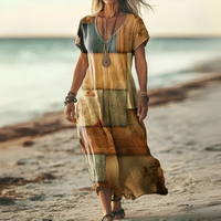 Laura™ | Vintage-Kleid mit Farbverlauf – Mehrfarbig 3