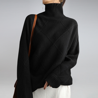 Adelia | Rollkragenpullover – Schwarz