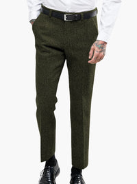 Leon | Herren Vintage-Hose – Oliv