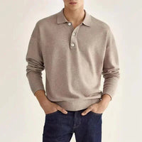 Maxim – LANGARM-POLOSHIRT – Beige