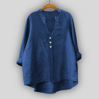 Gertrud - Linen Blouse – Marine