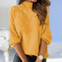 Lottie - Pullover für Damen – Senfgelb
