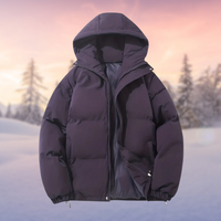 Klassisches Design Kapuzenjacke – Lila