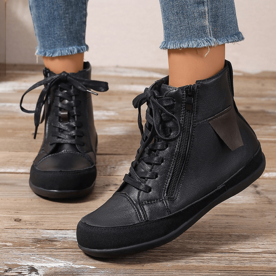 Damenstiefel Mit Reißverschluss | Schnürstiefel