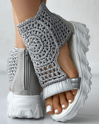 Susanne | Damen Sommersandalen – Silber