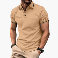 Polo-Shirt für Männer mit kurzem Ärmel - Freizeitmode – Gelb
