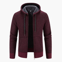 Stefan | Hochwertige Winterjacke mit Kapuze – Rot