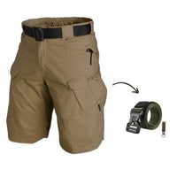 DAMIAN - CARGOSHORTS MIT 7 TASCHEN UND GRATIS GÜRTEL – Khaki