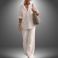 Aurora Set - Premium Hemd und Hose für Eleganz und Komfort – Beige