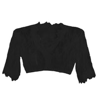 Bonnie - Dirndlbluse im modernen Look – Schwarz