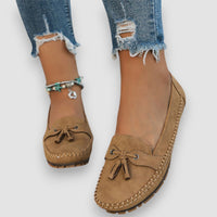 Isa | Loafer mit Quastendetail – Braun